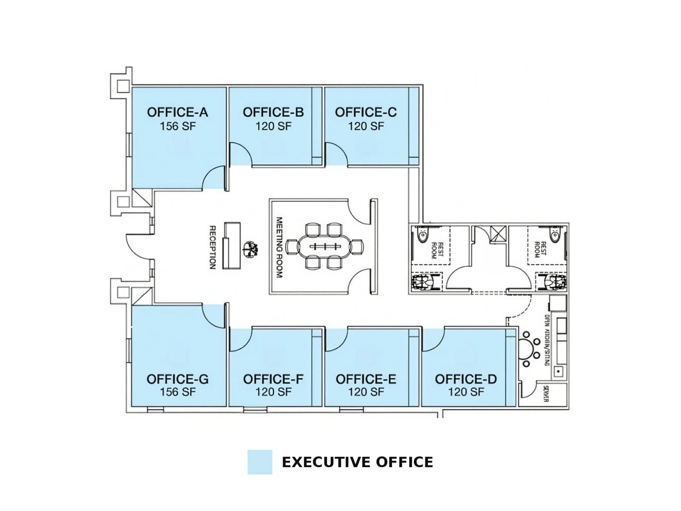 Suite #112 Aubrey floor plan
