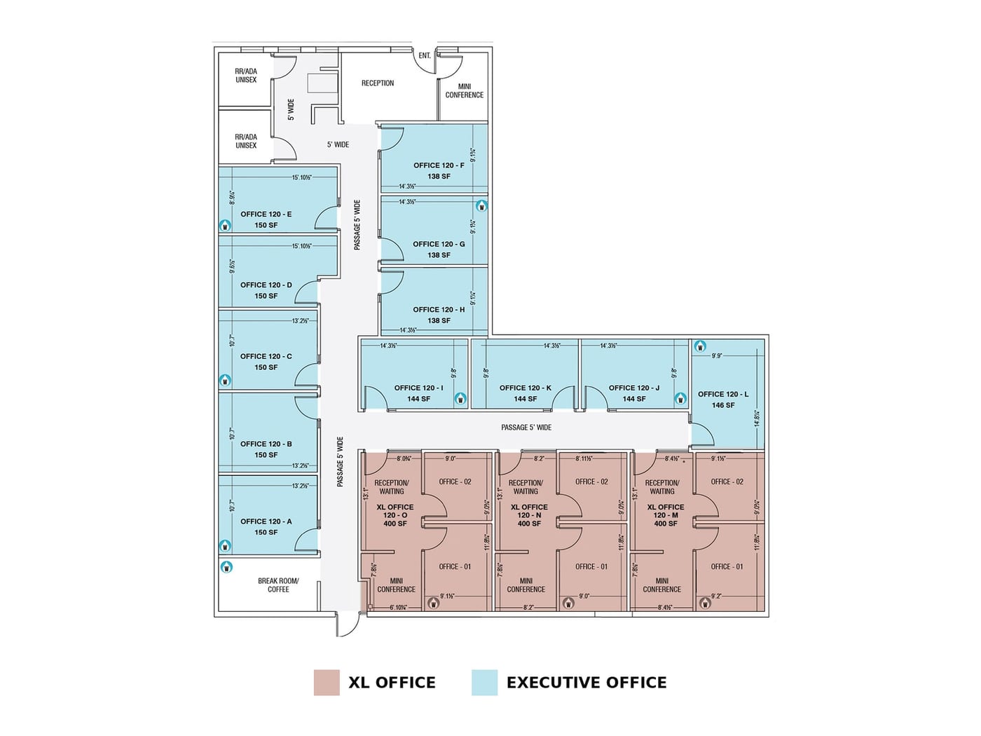 Suite #120 Hebron Parkway, Carrollton floor plan