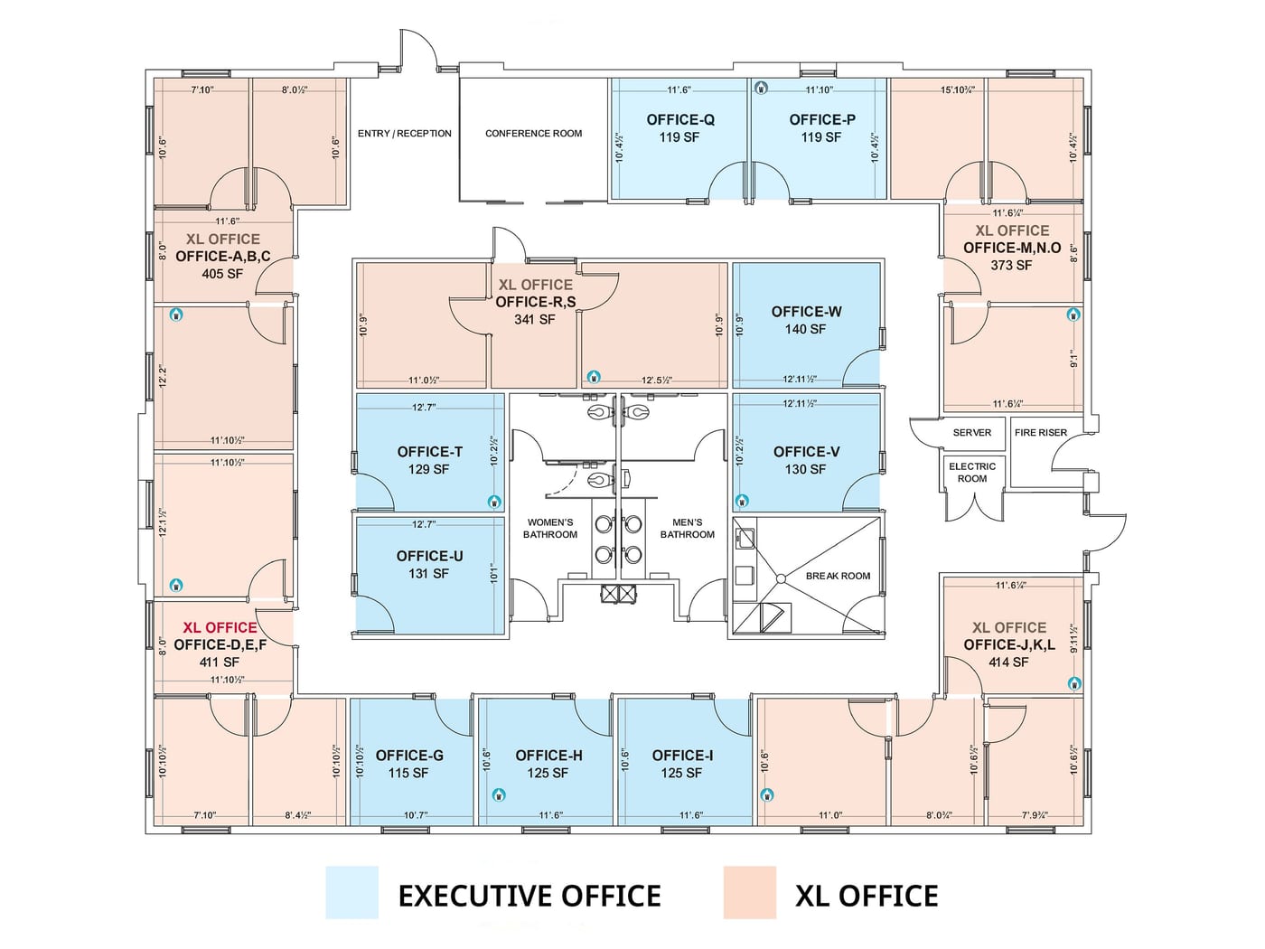Kings Plaza Suite 410, Frisco floor plan