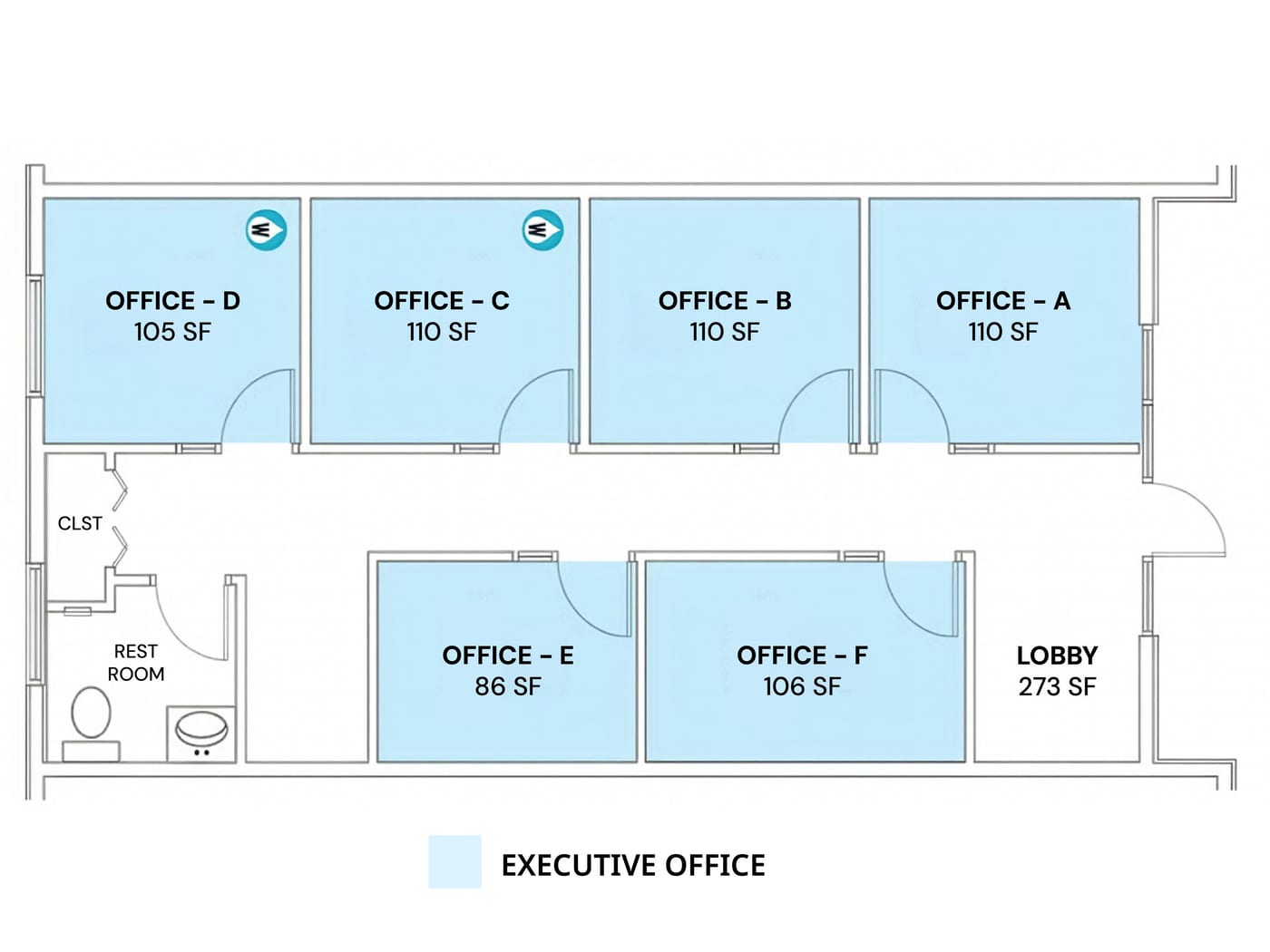 Suite 202 Cedar Park floor plan