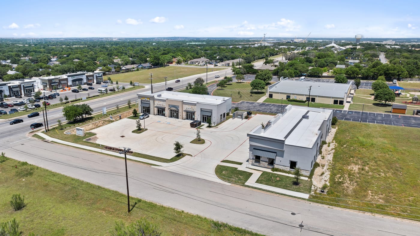 Cedar Park office suites aerial overview Cedar Park office suites aerial overview