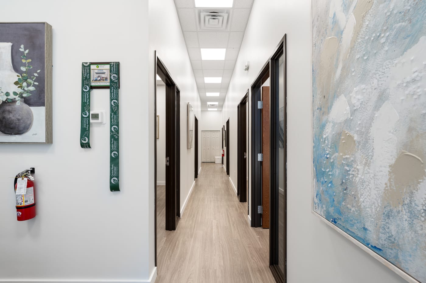 Cedar Park executive suites hallway Cedar Park executive suites hallway